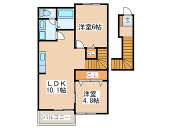 間取図 ヒルズポラリス弐番館