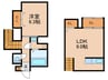 クラリスA棟 1LDKの間取り