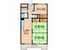 クレベール鷹ノ巣 3LDKの間取り