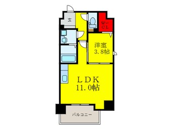 間取図 La cienega博多南