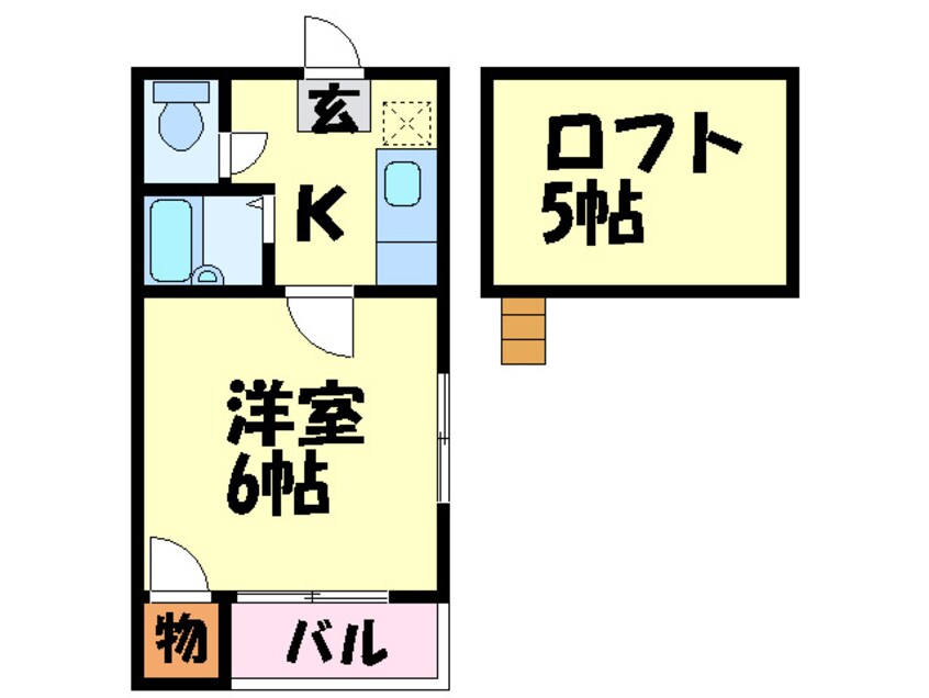 間取図 サニーコート大橋