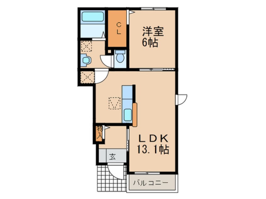 間取図 ペーパームーン