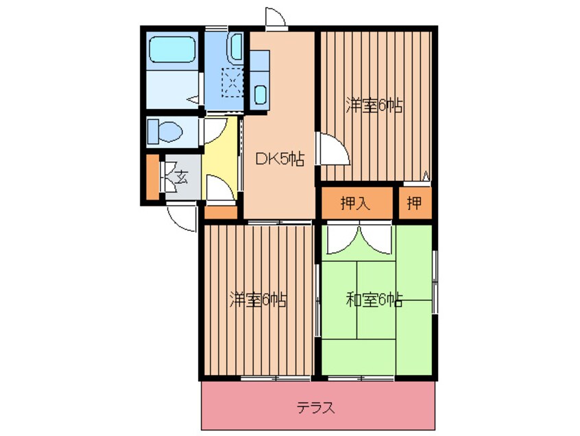 間取図 ディアス美和台