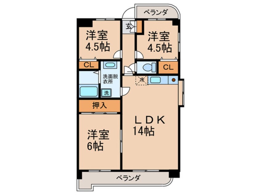 間取図 リアライズ到津