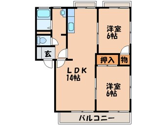 間取図 ハピネス25