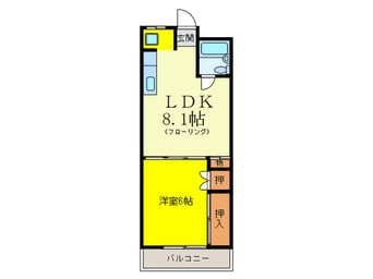間取図 ヒルズ平和