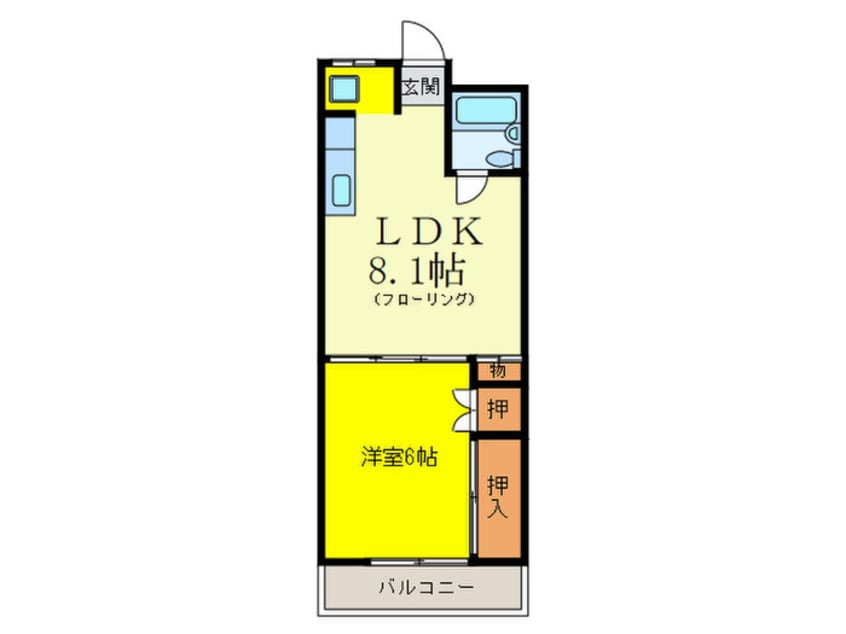 間取図 ヒルズ平和
