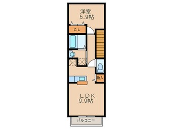 間取図 メゾン・コスミティーⅡ・Ｂ
