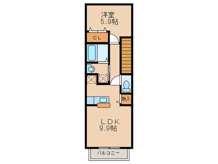 間取り図 メゾン・コスミティーⅡ・Ｂ