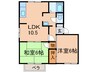 タウニイ光貞 2LDKの間取り