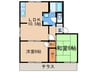 タウニイ光貞 2LDKの間取り