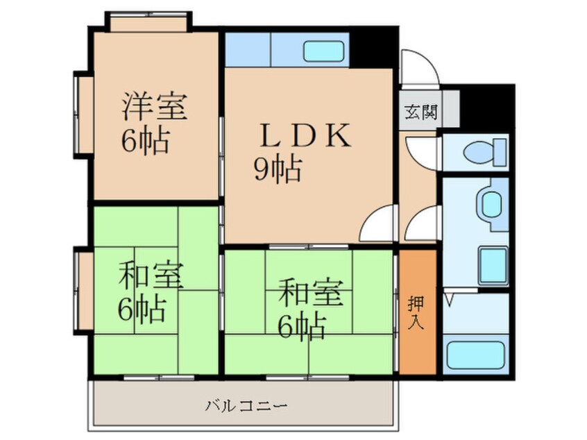 間取図 プログレス内山