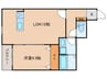 仮）日の出町4丁目AP 1LDKの間取り