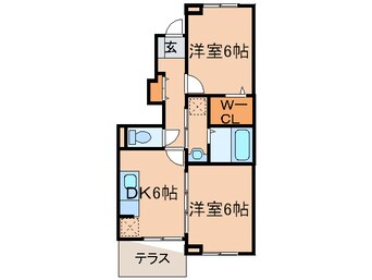 間取図 グランカンパ－ニュ