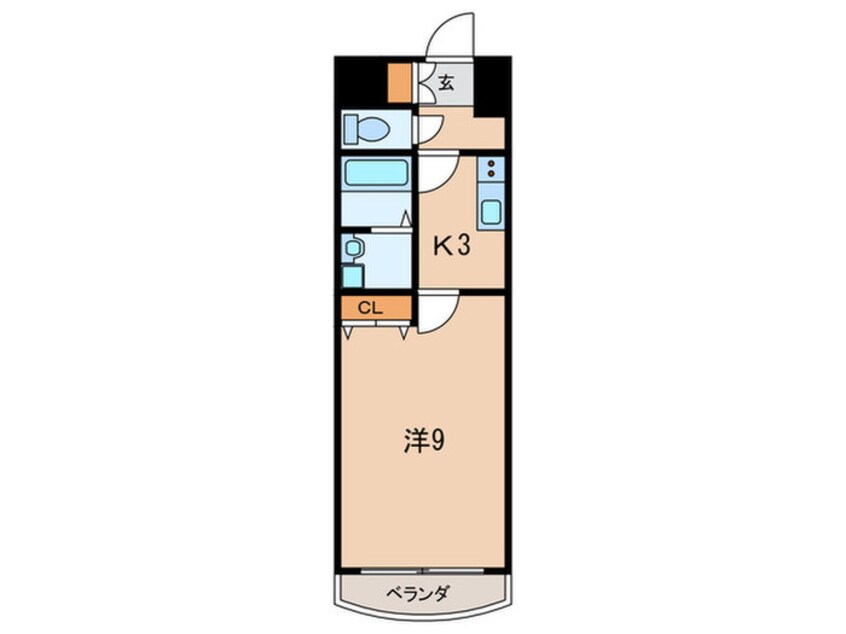 間取図 ロイヤルノースナイン