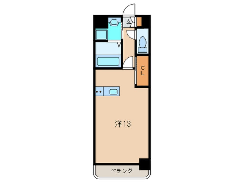 間取図 ロイヤルノースナイン