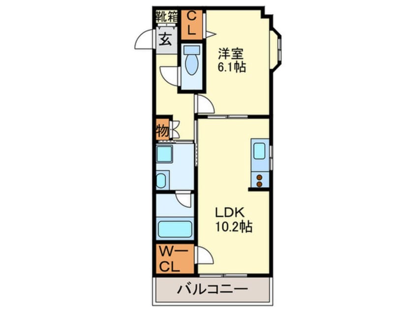 間取図 ＲＯＯＸ高宮 Ⅱ