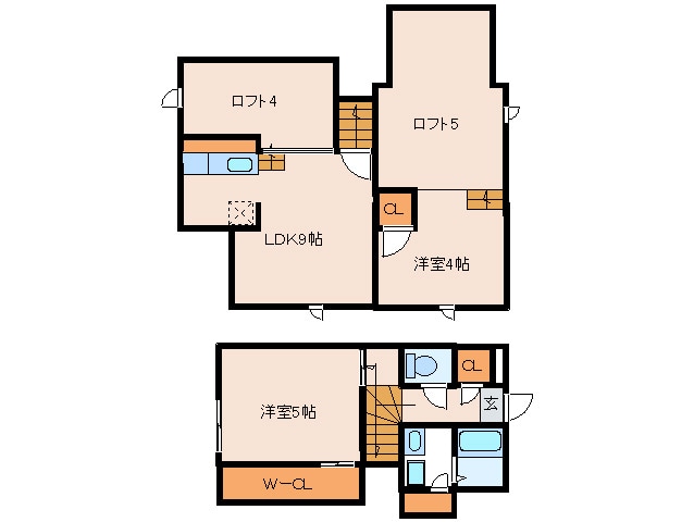 間取り図 ｺﾝﾌｫ-ﾄﾍﾞﾈﾌｨｽ･ﾃﾞｭｵ百道
