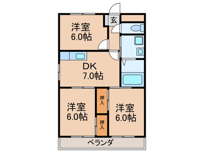 間取り図 第１１川崎ビル