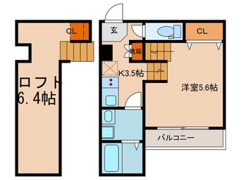 間取図 Rediance唐原