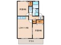 セジュ－ル弍番館の間取図