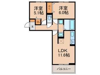 間取図 シエル原田