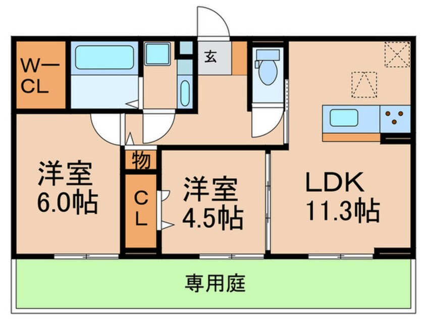 間取図 シエル原田