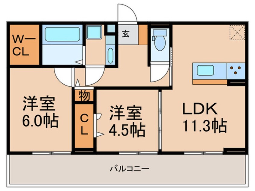 間取図 シエル原田