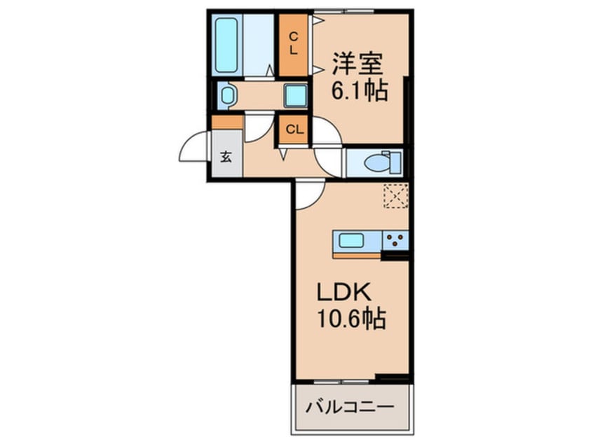 間取図 シエル原田