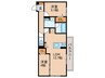 仮)D-ROOM前田 2LDKの間取り