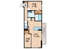 仮)D-ROOM前田 2LDKの間取り