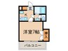 天神南ロイヤルハイツ 1Kの間取り