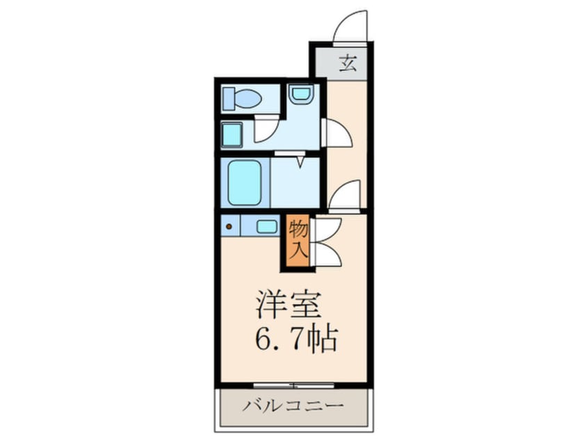 間取図 オリエンタル三萩野