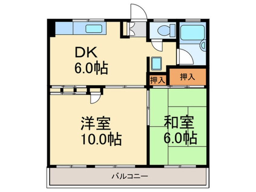 間取図 グリ－ンライフビル