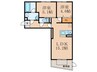 仮）D-ROOM中原東 2LDKの間取り