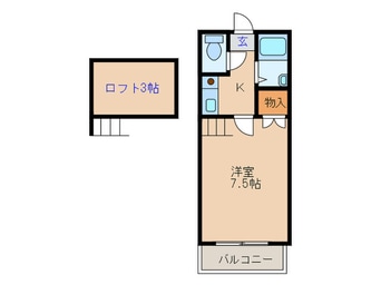 間取図 フローラ南日佐