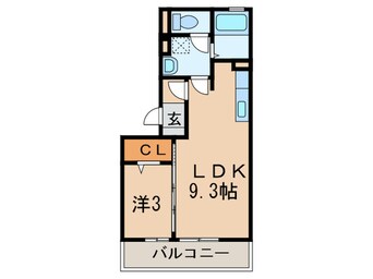 間取図 ｱｳﾞｪﾆｭｰ西神原