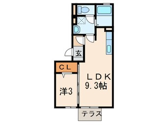 間取図 ｱｳﾞｪﾆｭｰ西神原