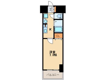 間取図 ｴｽﾃﾑｺ-ﾄ博多駅前ｱｳﾞｪ-ﾙ(1103)