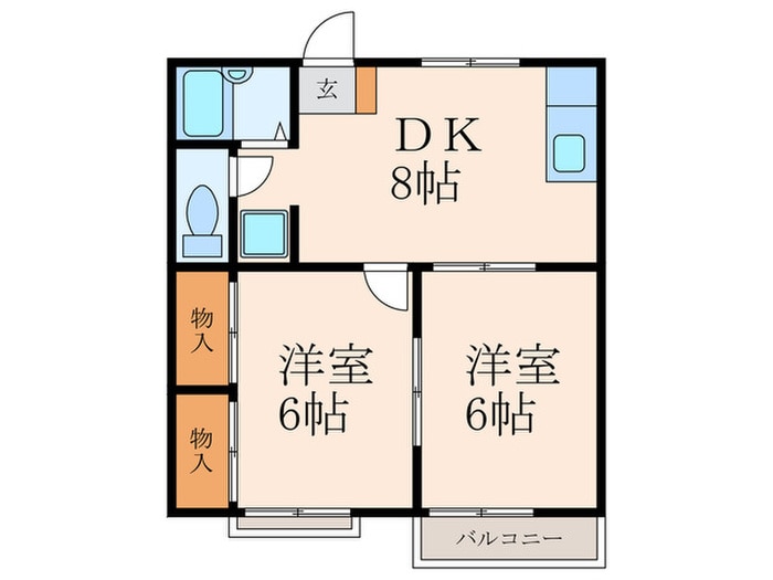 間取り図 ハイツロード