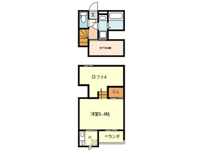 間取図 CB古賀イビザ