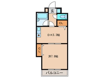 間取図 エリーナ高宮