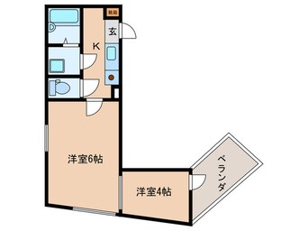 間取図 ヴァロンセ薬院