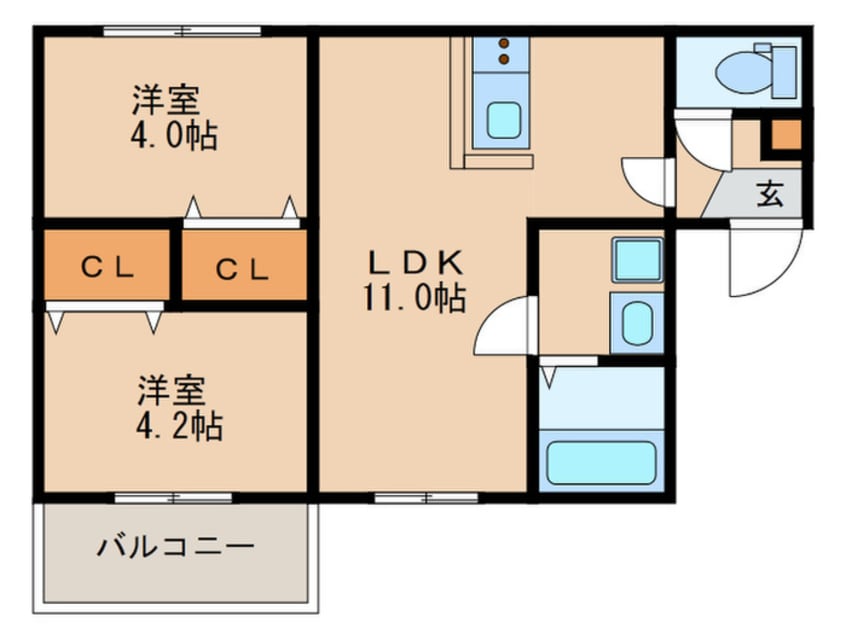 間取図 博多小町Ⅲ