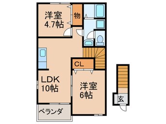 間取図 グランリ－オＡ棟