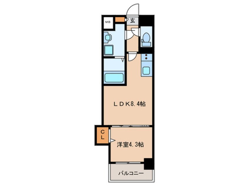 間取図 エルヴィータ駅南