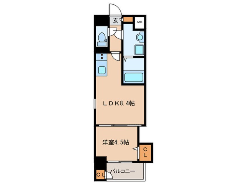 間取図 エルヴィータ駅南