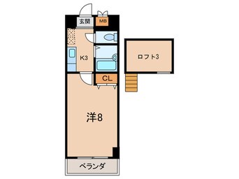 間取図 メゾンＯＭ紫川