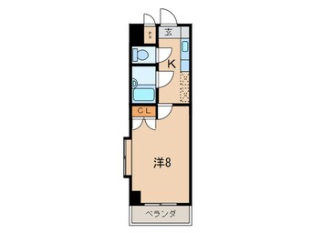 間取図 メゾンＯＭ紫川