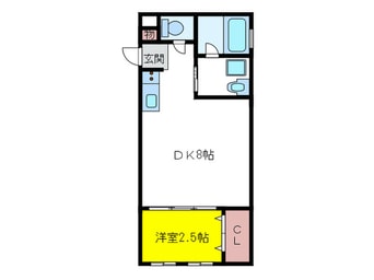 間取図 フェリオ高宮